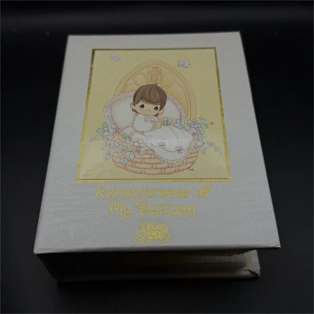 Precious Moments Remembrance of My Baptism Hardcover Baby Book White - Picture 1 of 5